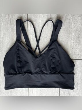 Lululemon Energy Longline Bra *Medium Support B/D Cup* Crossback Strappy Sz. 8